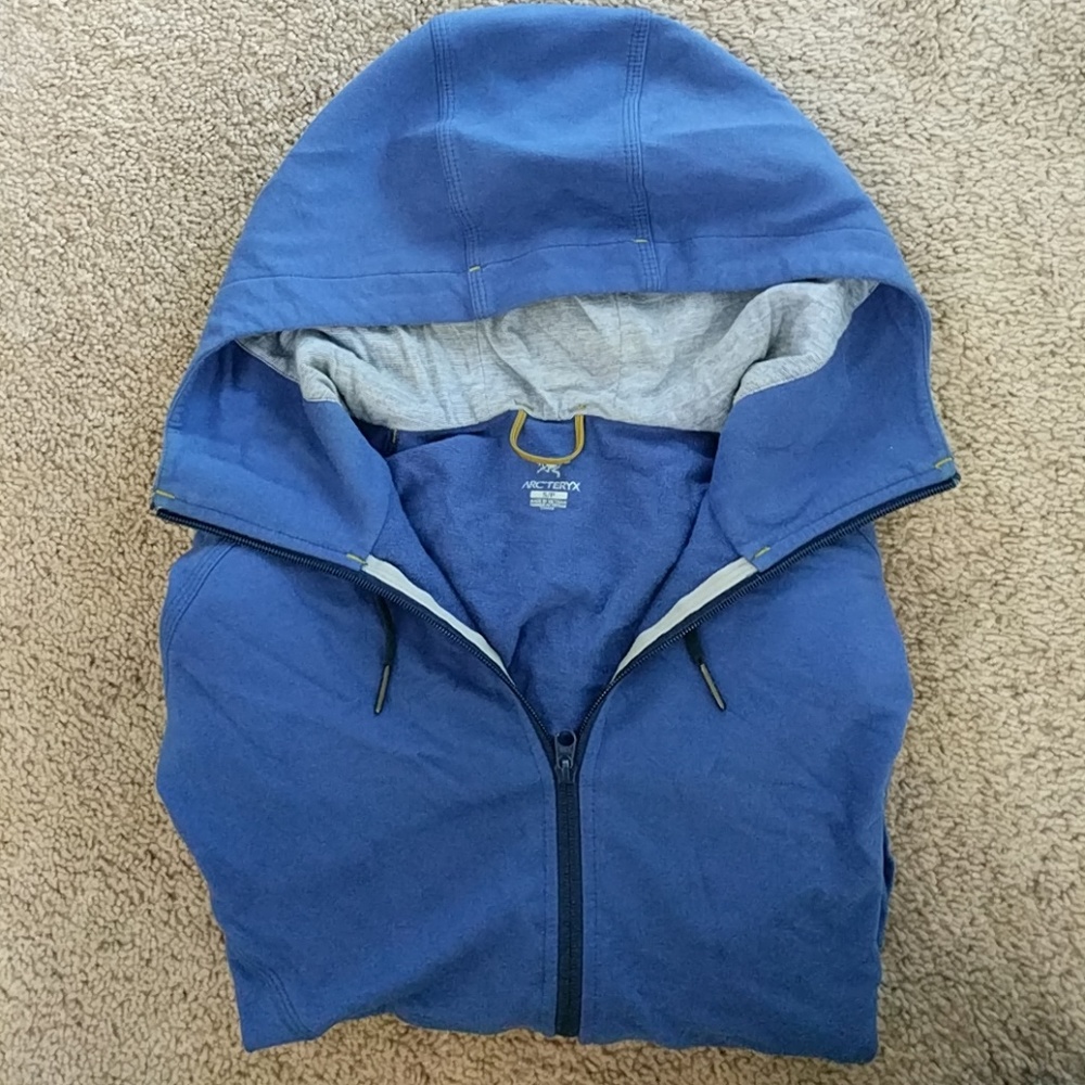 Arc'teryx Witness cotton zip up hoodie